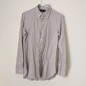 Ralph lauren checkered long sleeve button up shirt